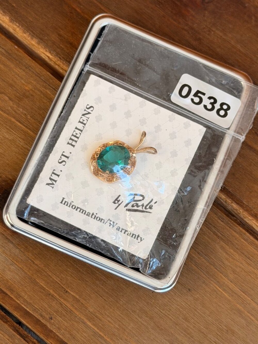Mount St. Helens Emerald Pendant By Parléb Oval Gemstone